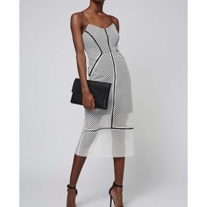 Topshop airtex column dress